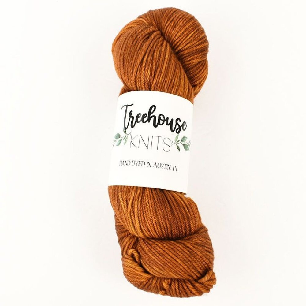 Treehouse Knits Sport Yarn 100% SW Merino Wool Hand Dyed 4 Ply Alebrije